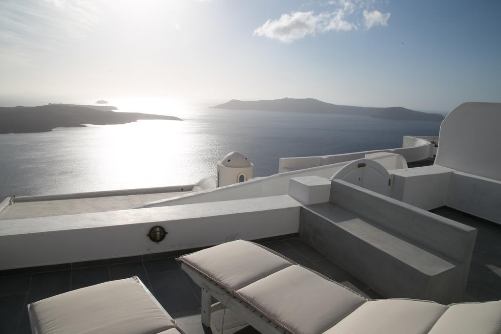 Willa Karpimo Horizon - Caldera View With Private Hot Tub Firostefani Zewnętrze zdjęcie
