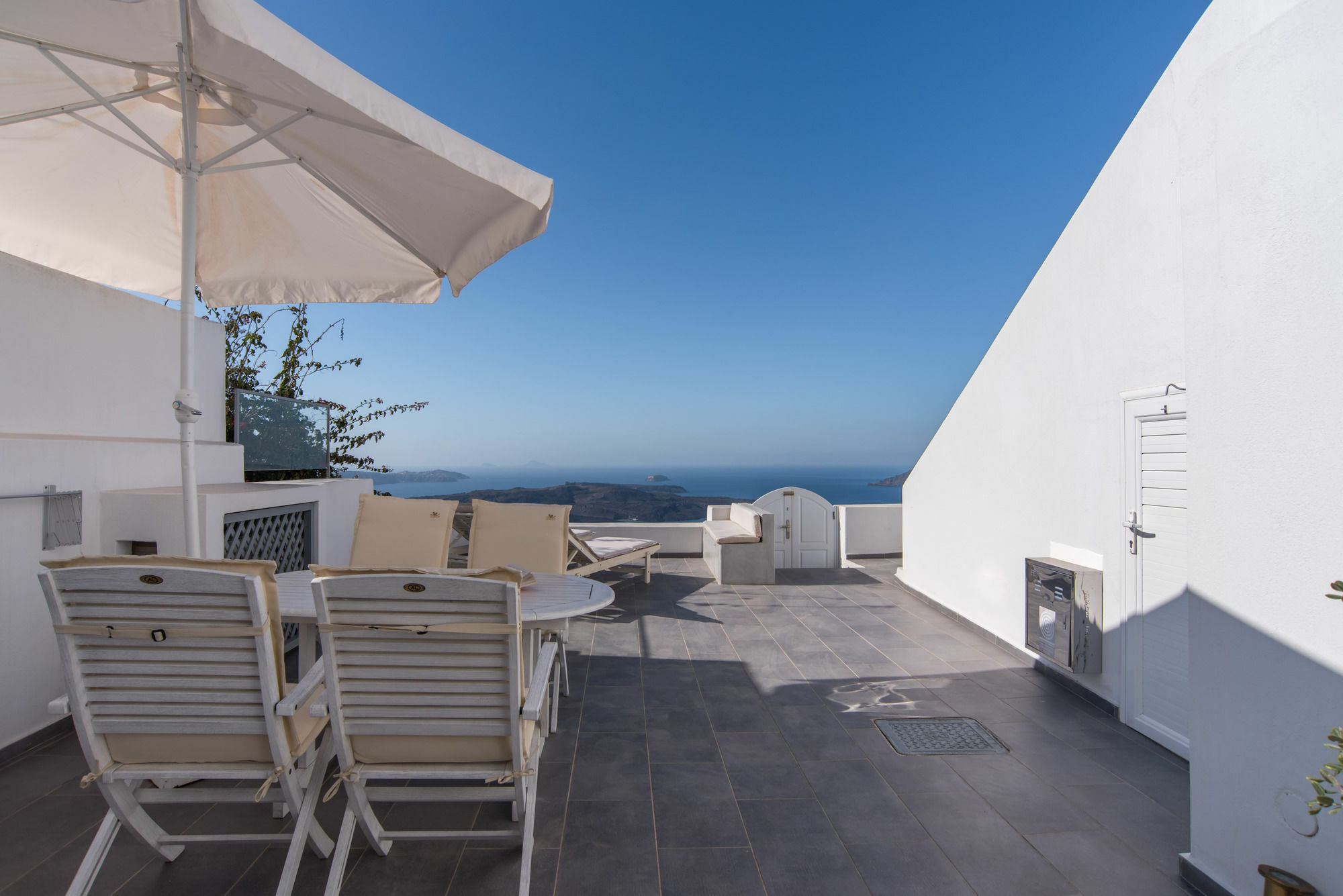 Willa Karpimo Horizon - Caldera View With Private Hot Tub Firostefani Zewnętrze zdjęcie