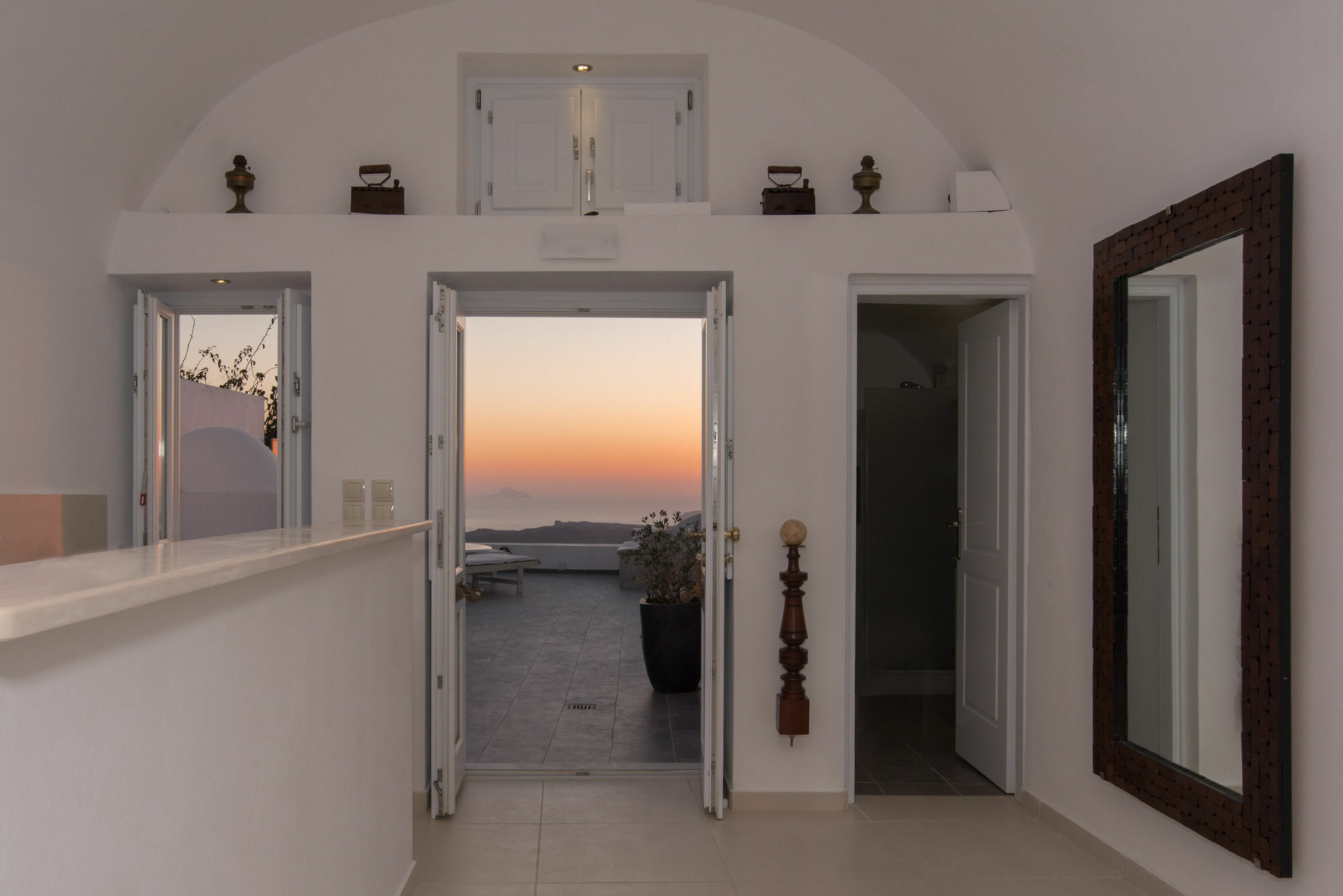 Willa Karpimo Horizon - Caldera View With Private Hot Tub Firostefani Zewnętrze zdjęcie